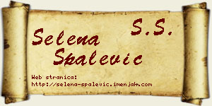 Selena Spalević vizit kartica